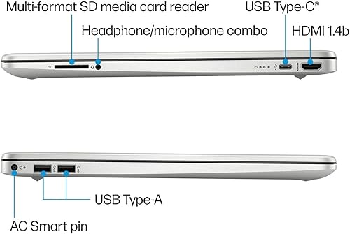 Miniatura 6 de HP Pavilion - Laptop de negocios, pantalla HD de 15.6 pulgadas, AMD Ryzen 3 5300U (Beats i7-1065G7), gráficos AMD Radeon, batería de larga duración,