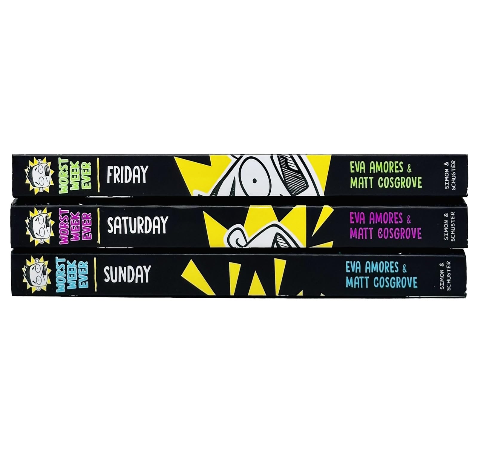 Worst Week Ever! Series 3 Books Collection Set By Eva Amores & Matt Cosgrove (Sunday, Saturday & Friday)
