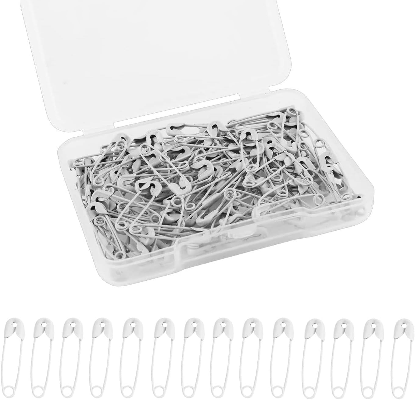120pcs Safety Pins, 19mm Mini Safety Pins for Clothes Metal