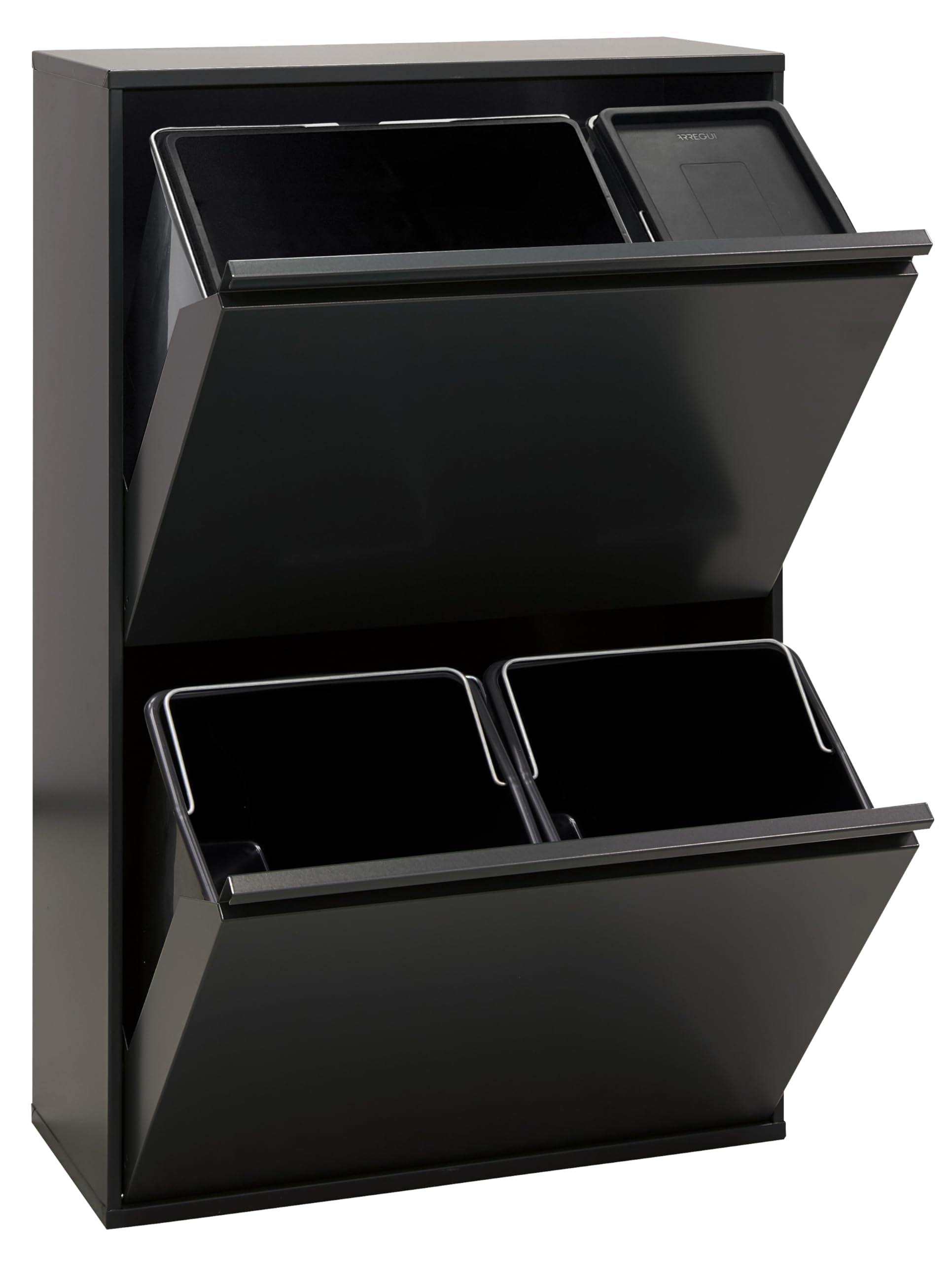 Arregui Basic CR606-B2 Mülltrennsystem aus Stahl – Bild 2
