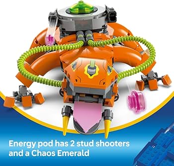 LEGO Sonic the Hedgehog Super Shadow vs. Biolizard Set, Building