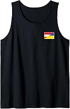 Austria Ukraine Flag Austrian Ukrainian Nationality Tank Top