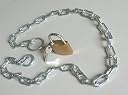 Infinite tech Steel Chain with Lock for Locking Bike,Cycle,Grill,Gate,etc. Black gallery image