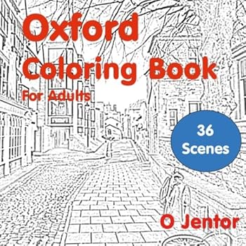 Paperback Oxford Coloring Book for Adults: Travel and Color Book