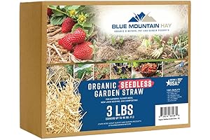 Blue Mountain Hay: The Soil Builder Organic Seedless Garden Straw Mulch