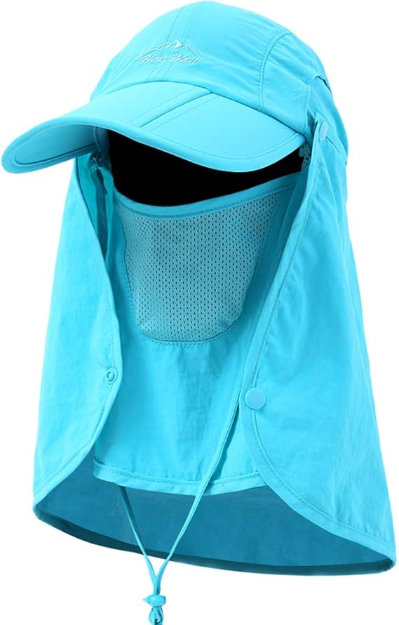 Amazon Uvカット帽子 アウトドア帽子 サンキャップ 日よけ帽子 ガーデニング帽子 男女兼用 キャップ ハット 4way フェイスマスク フェイスカバー 日焼け対策 Uvカット 釣り 農作業 ランニング ブルー アウトドア 帽子 ヘッドウェア 通販