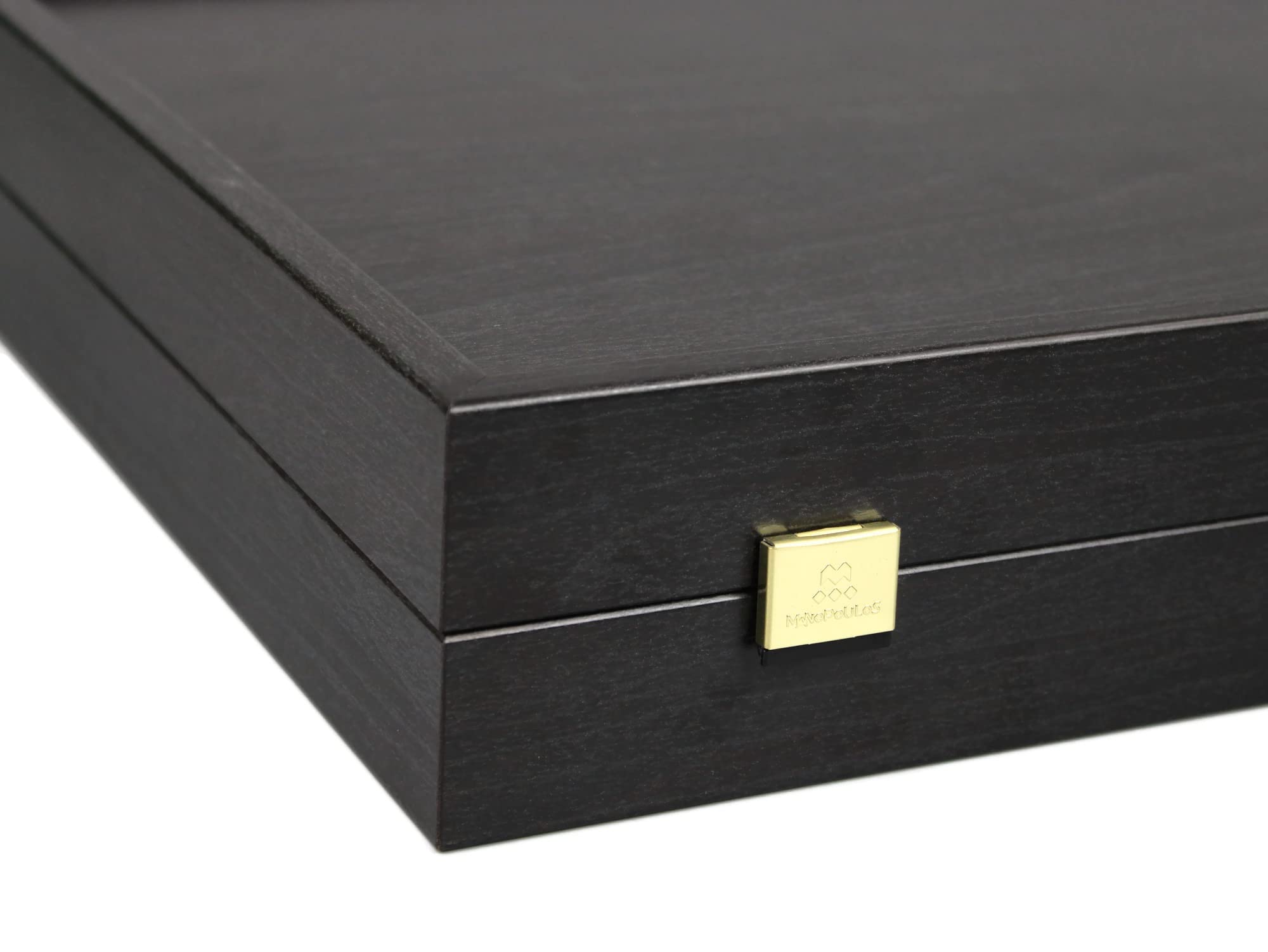 Manopoulos Backgammon Set Wengè & Rovere 23 pollici Rack di stoccaggio inclusi