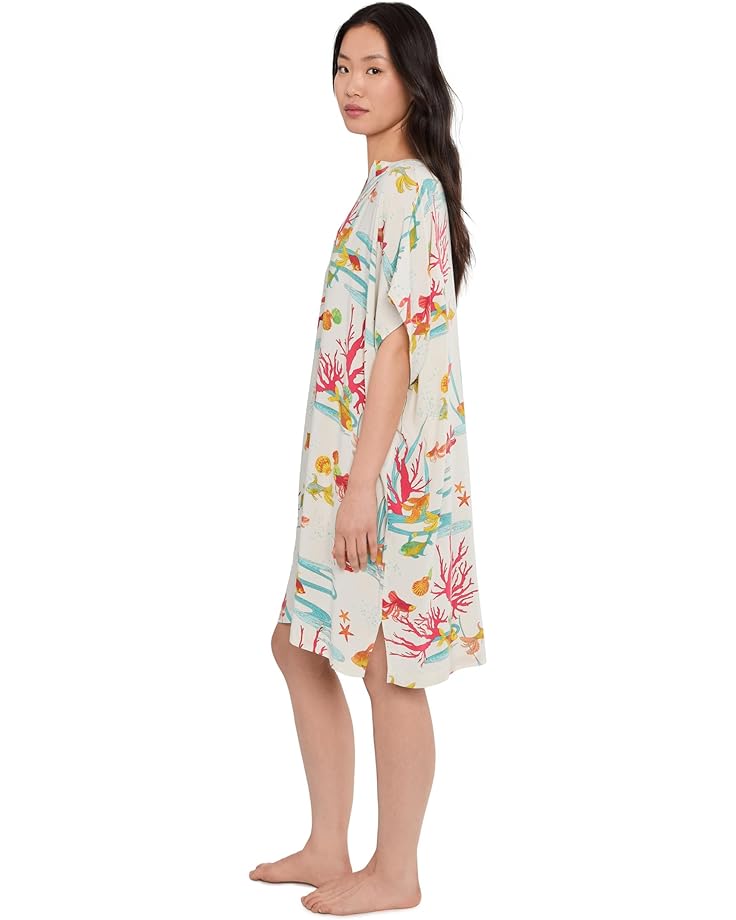 N by Natori Ocean's Embrace Printed Challis Sleepshirt - #3 of 5