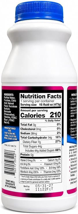 Zydot Detox Drink Same Day Kit with Herbal Pills and 6 Panel Test - Quickly Cleanse and Detox Body - 16 oz