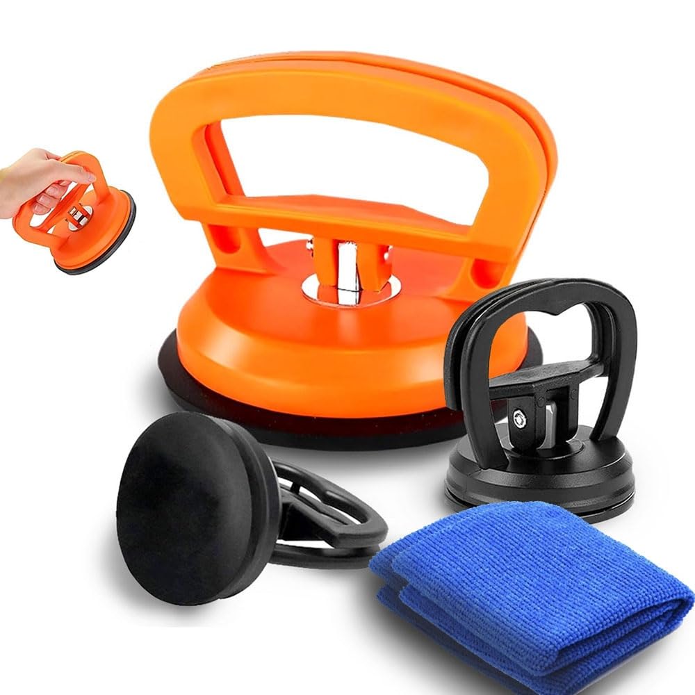 Photo 1 of Dent Puller, 3 Pack Dent Puller Kit - Dent Remover Tool for Car, Dent Puller Suction Cup, Dent Removal Kit for Car, Glass, Screen, Tiles Lifting and Moving, Paintless Dent Removal Kit, Auto Body Tools
