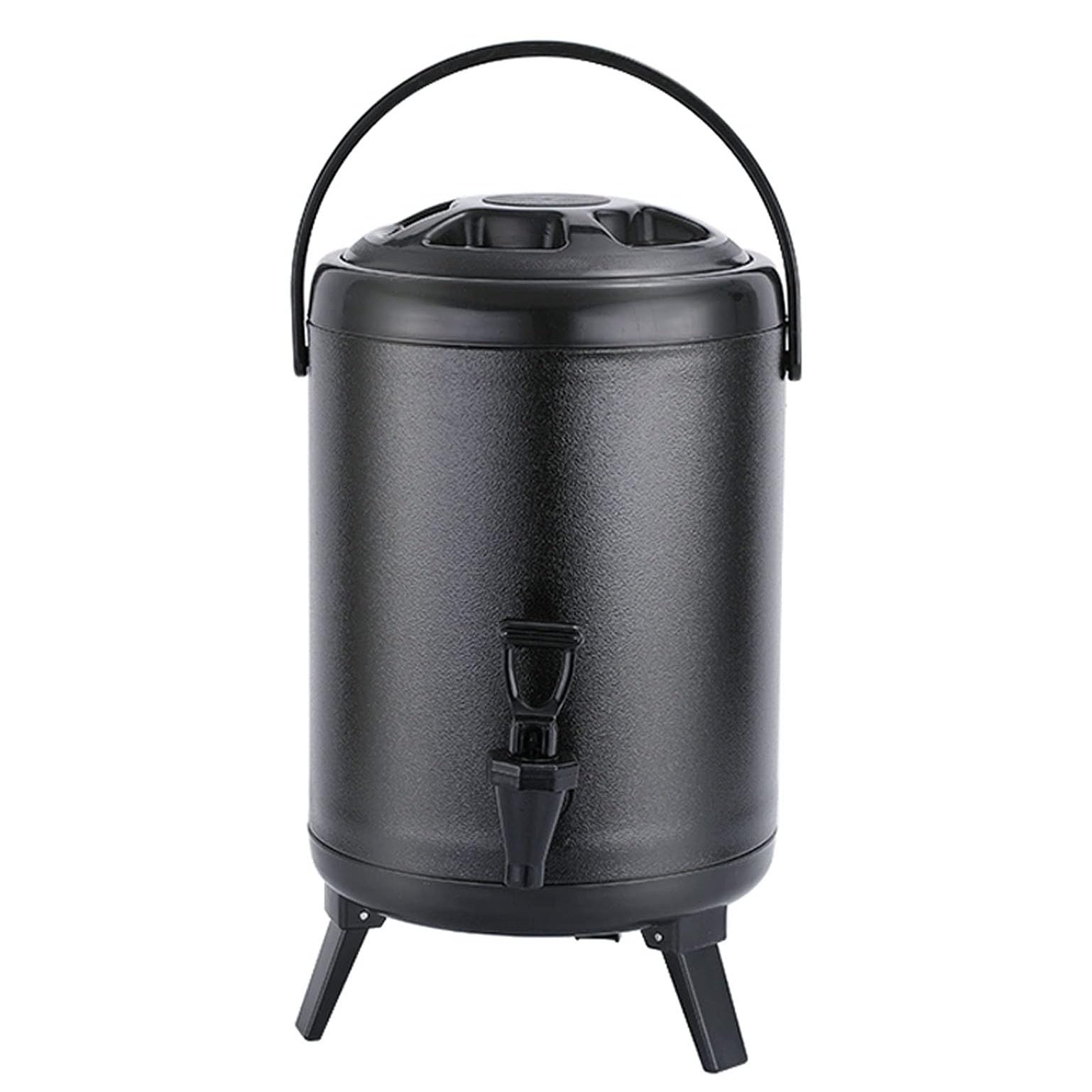 Dispensador de bebidas térmico comercial con grifo, 6 L, chocolate caliente, café, leche, vino caliente, urna para fiestas en casa, picnics, mantiene el calor durante 6 horas