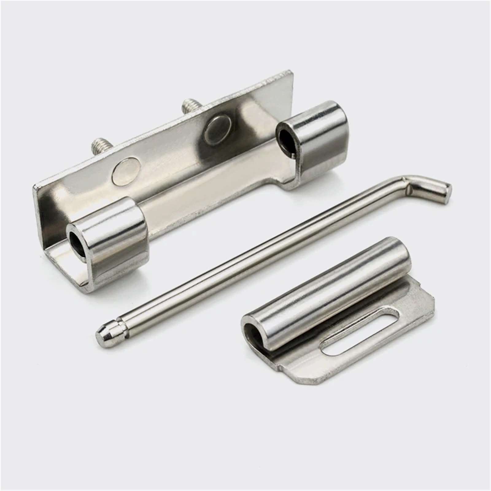 Bisagra de acero inoxidable desmontable for armario eléctrico, bisagra oculta extraíble de hierro galvanizado CL060(Stainless steel)
