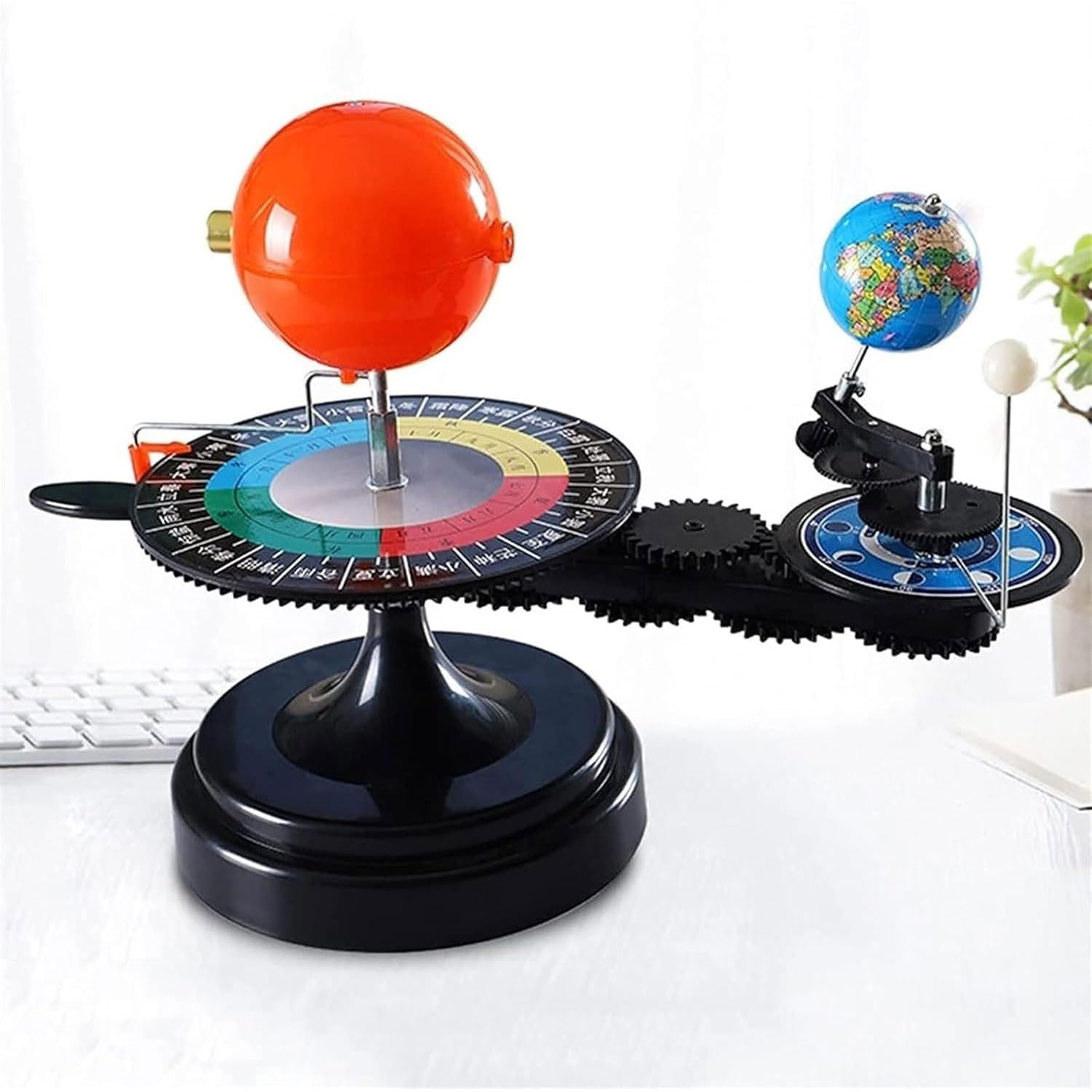 Modello orbitale Sole Terra Luna con Luce - Strumento didattico for la Geografia del Movimento Celeste Kit Completo di esperimenti sul Sistema Solare