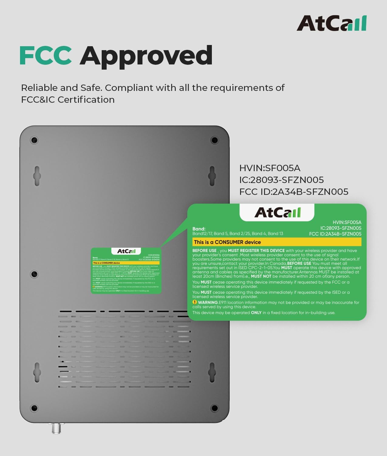 Cell Phone Booster for Home, Up to 6,000 Sq Ft, Smart LCD Display, Built-in Indoor Antenna, Boost 5G 4G LTE for All U.S. Carriers - Verizon AT&T T-Mobile, FCC Approved