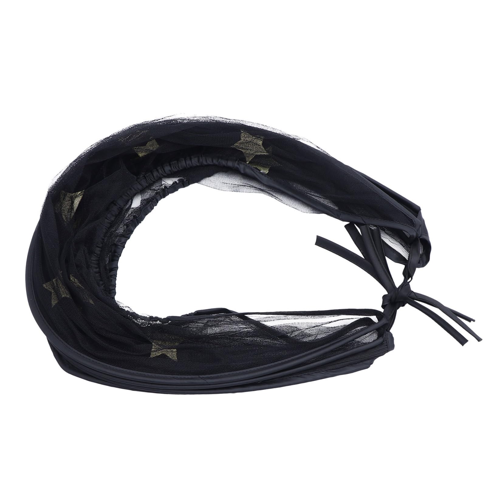 Kisangel 2 Mosquiteras para Cochecito De Bebé Malla Universal De Poliéster Color Negro