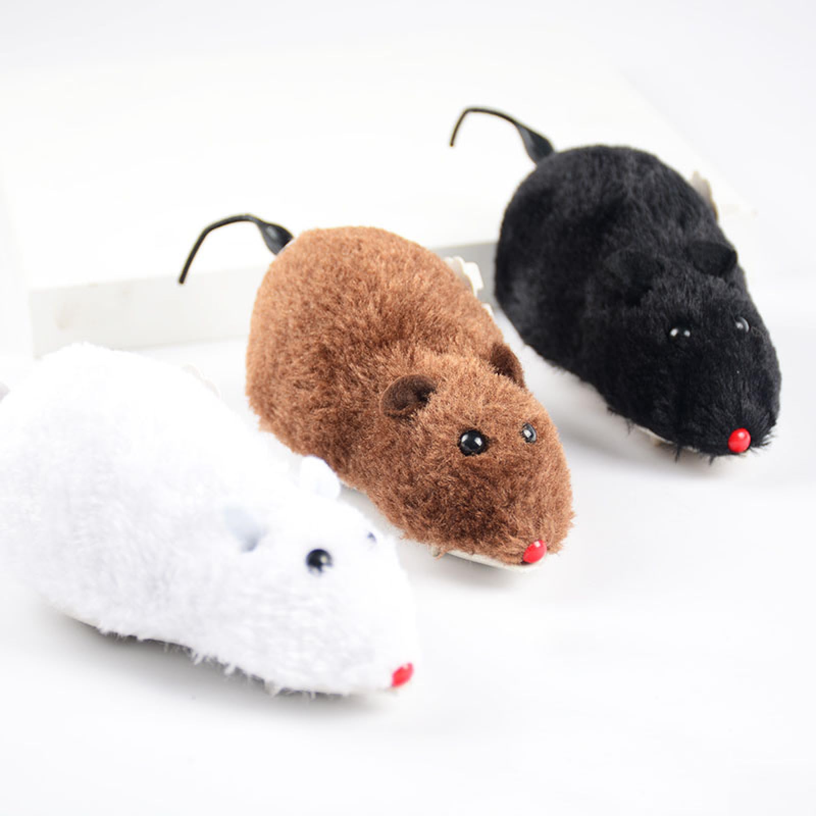 Juguetes para Gatos, Juguetes for Gatos con Mecanismo de Resorte, Peluche ratón, Juguete Interactivo for Mascotas, 4 Unidades