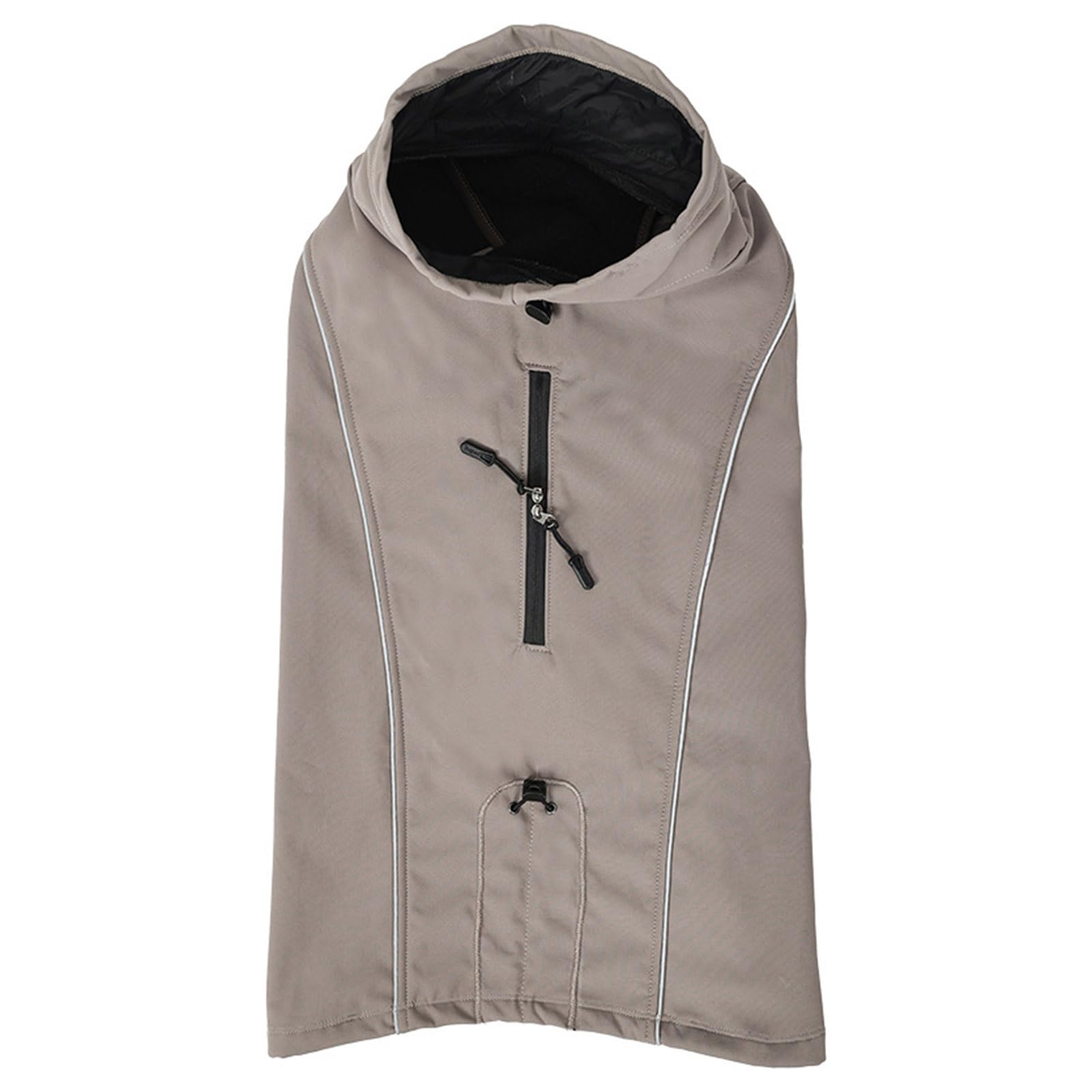 Manteau imperméable pour chien veste d'hiver coupe-vent à bandes réfléchissantes