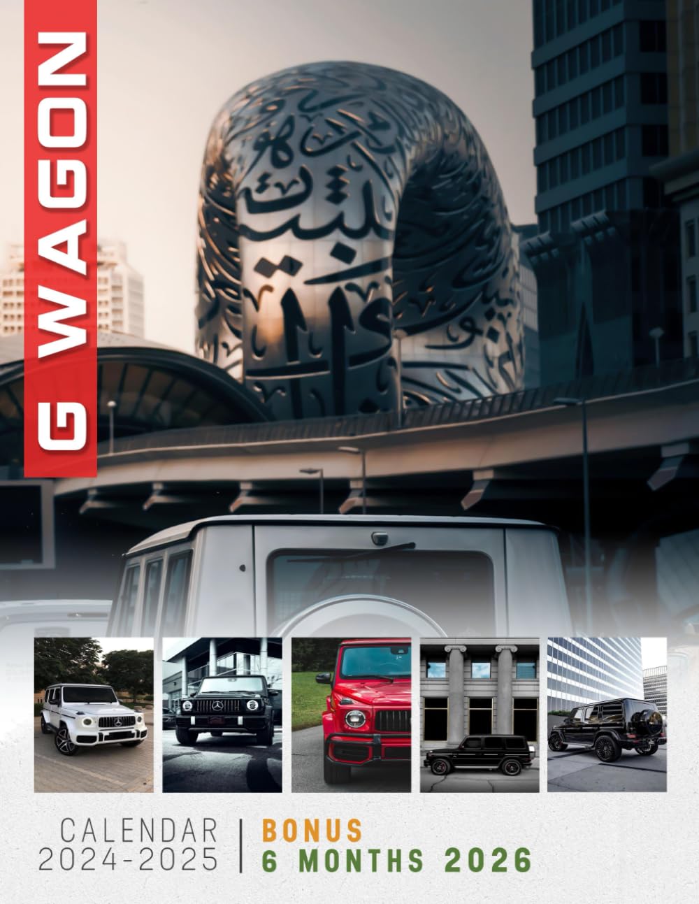G Wagon Calendar 2024 - 2025: Jan 2024 to Dec 2025, Bonus 6 Months 2026, 30 Months of G Wagon, Thick & Sturdy Paper, Great Gift For Organizing & ... UK Bank Holidays, Kalendar, Calendrier