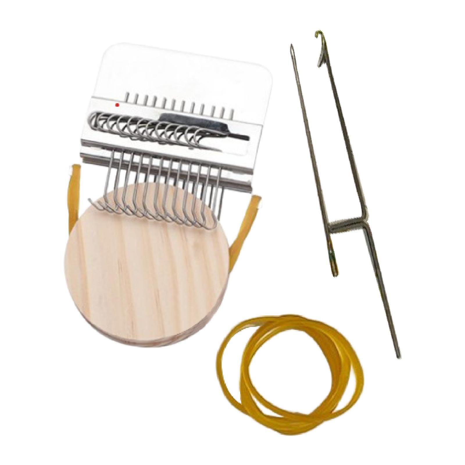 ARTISOUL® Small Weaving Loom DIY Wooden Weaving Repair Tool for Clothes Adults Scarves 12 Hooks | Needlecrafts & Yarn | Weaving | Weaving Looms