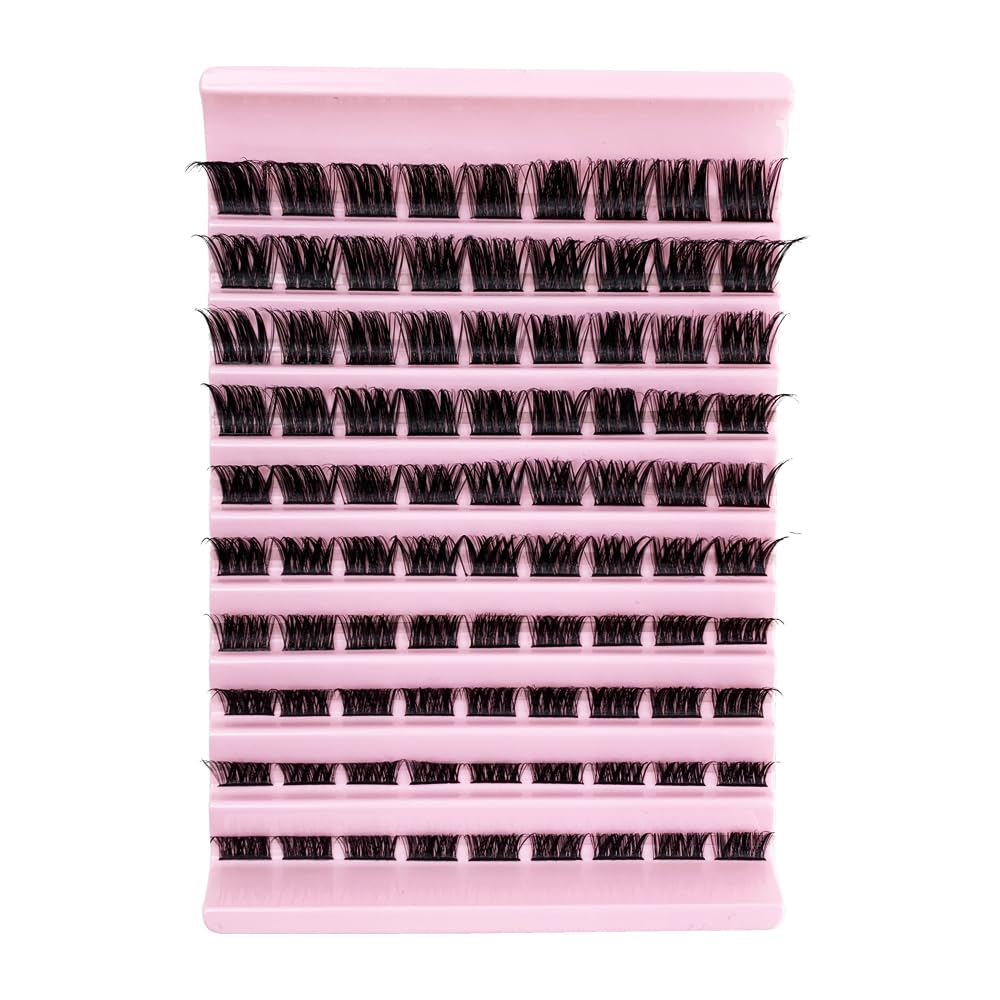 GGOKOK Lash Clusters Wispy DIY Lash Extension 8-16mm Eyelash Clusters 90pcs Natural Cluster Lashes Individual Lashes at Home D Curl Fluffy Eyelash Extensions(D01) - Image 2
