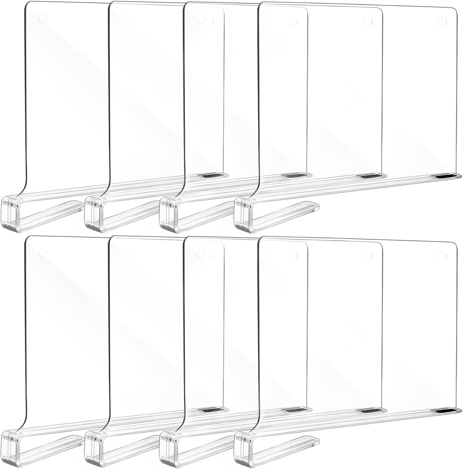 Fixwal 8 Pack Shelf Dividers for Closets Organization