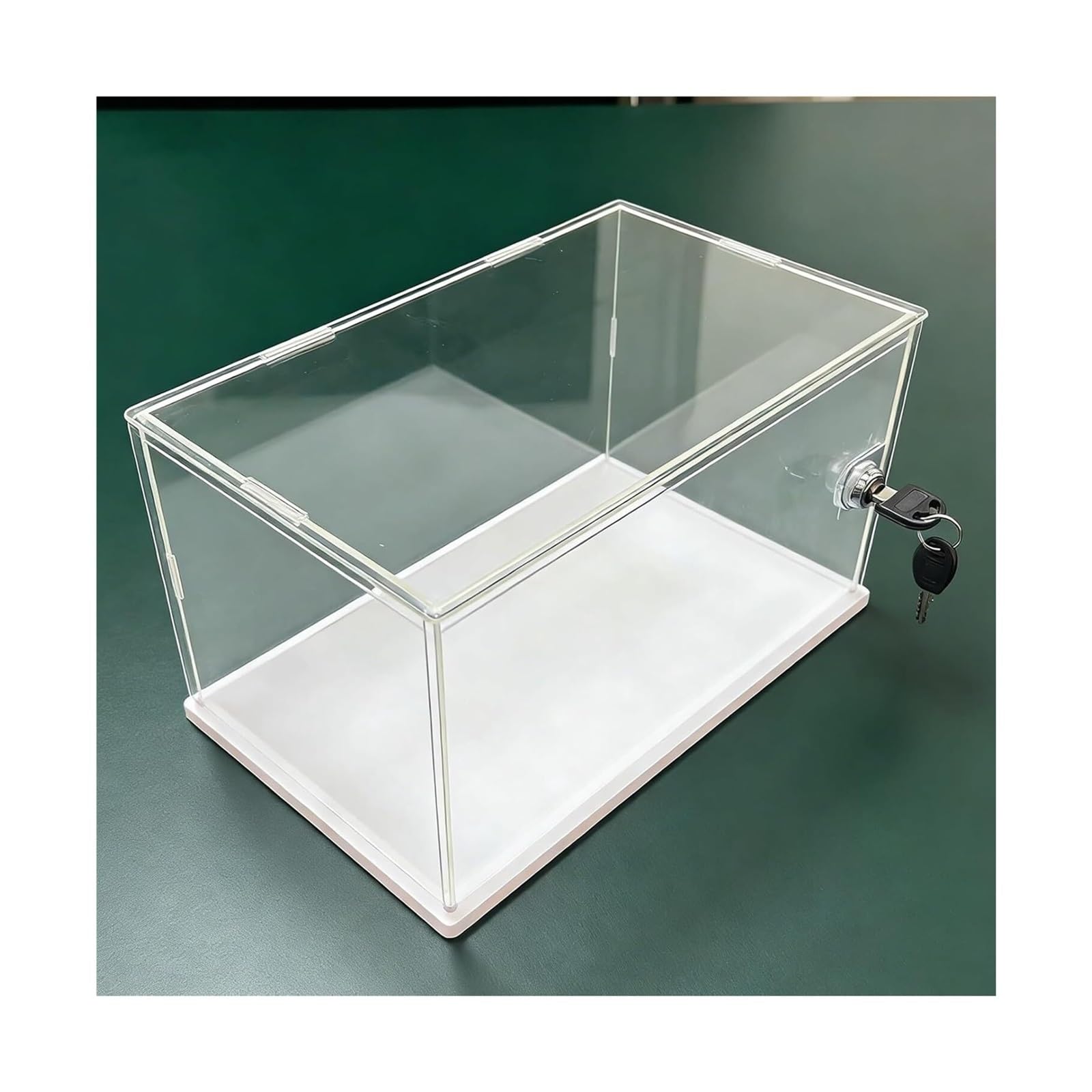 Acrylic Display Box, Acrylic Display Box Lockable Multiple Sizes for Collectibles(15x15x15cm)