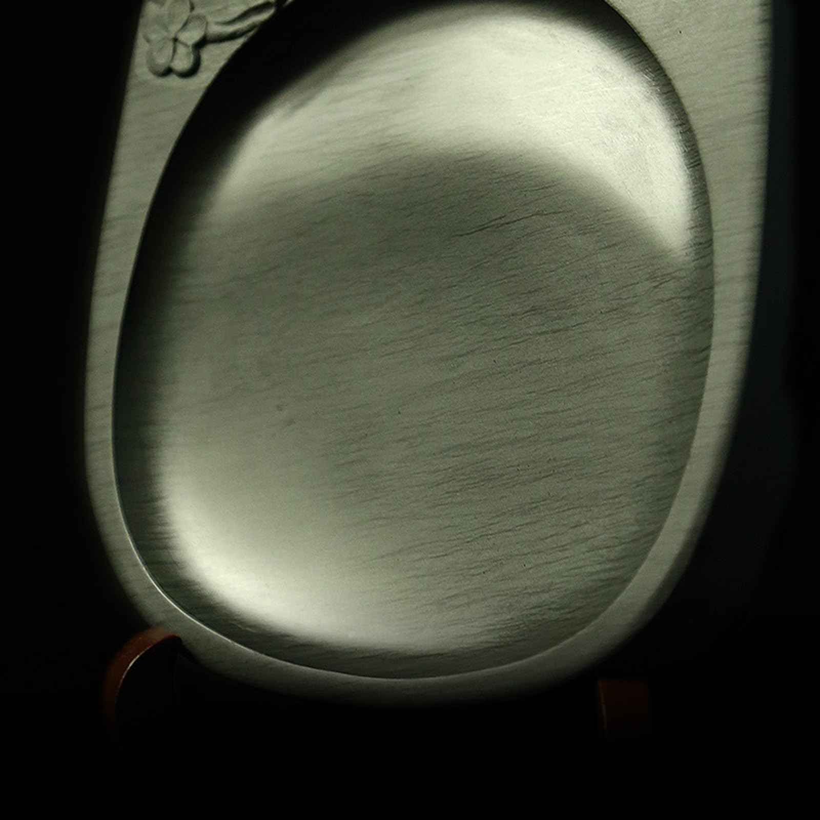 Piedra de tinta hecha a mano, 19,2 cm, piedra de tinta para caligrafía para principiantes