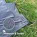 GEERTOP 1 Person Ultralight Waterproof Tent Tarp Footprint Ground Sheet Mat, for Camping, Hiking, Picnic (4 Sizes)