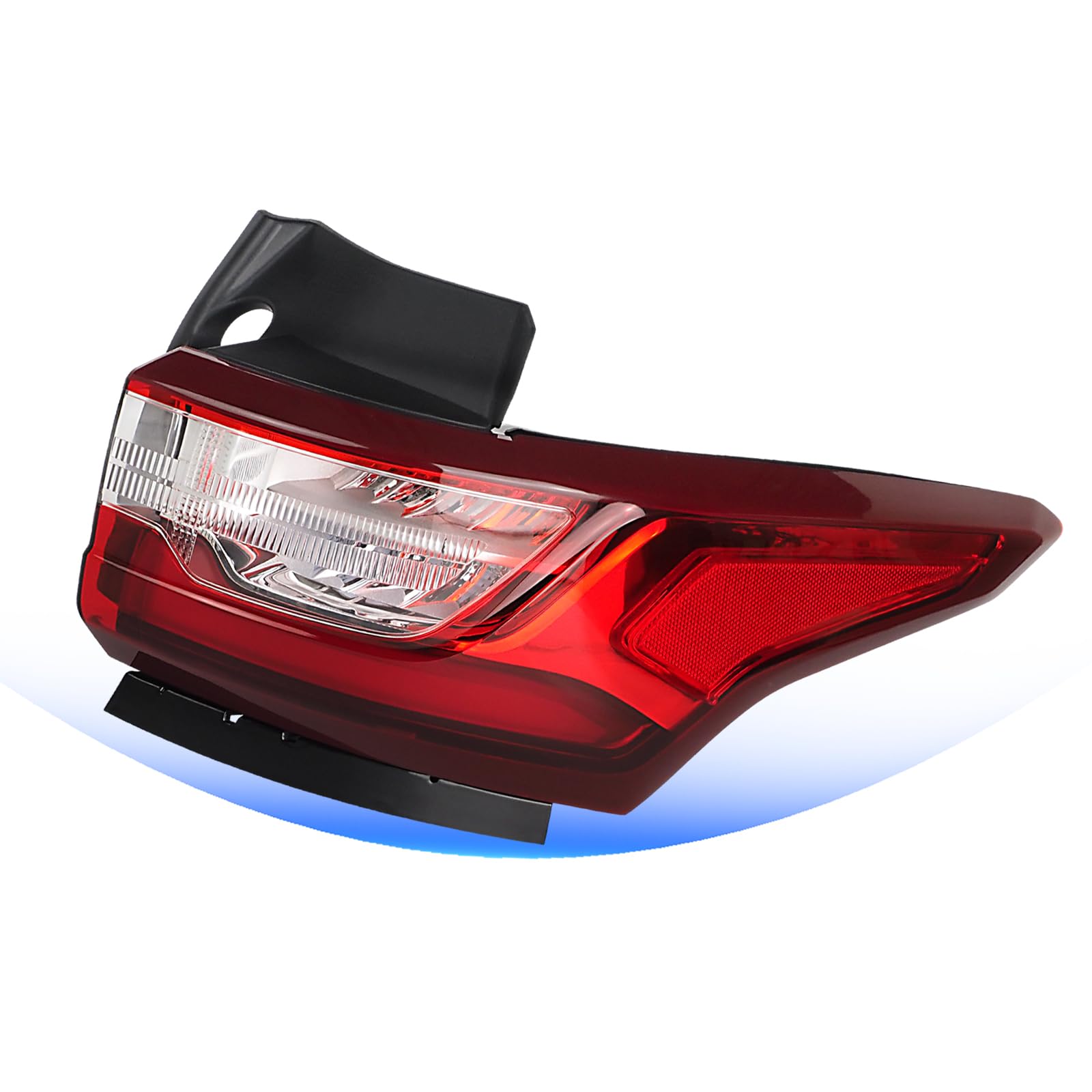 LED Tail Light Assembly Compatible with Chevy Traverse 2018 2019 2020 2021 Rear Brake Turn Signal Outer Taillight Replacement 84618032 GM2805130 (Right Passenger Side)