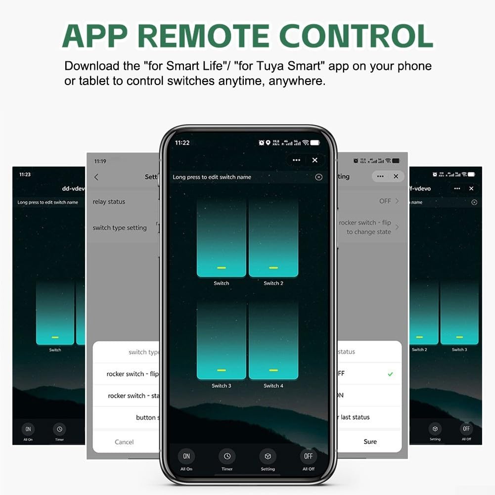 Para Tuya para Zigbee Módulo de interruptor inteligente 16a Capacidad Aplicación Control remoto y control de voz Temporizador de gestión de grupo Relé de cuenta regresiva Estado Blanco Material ABS