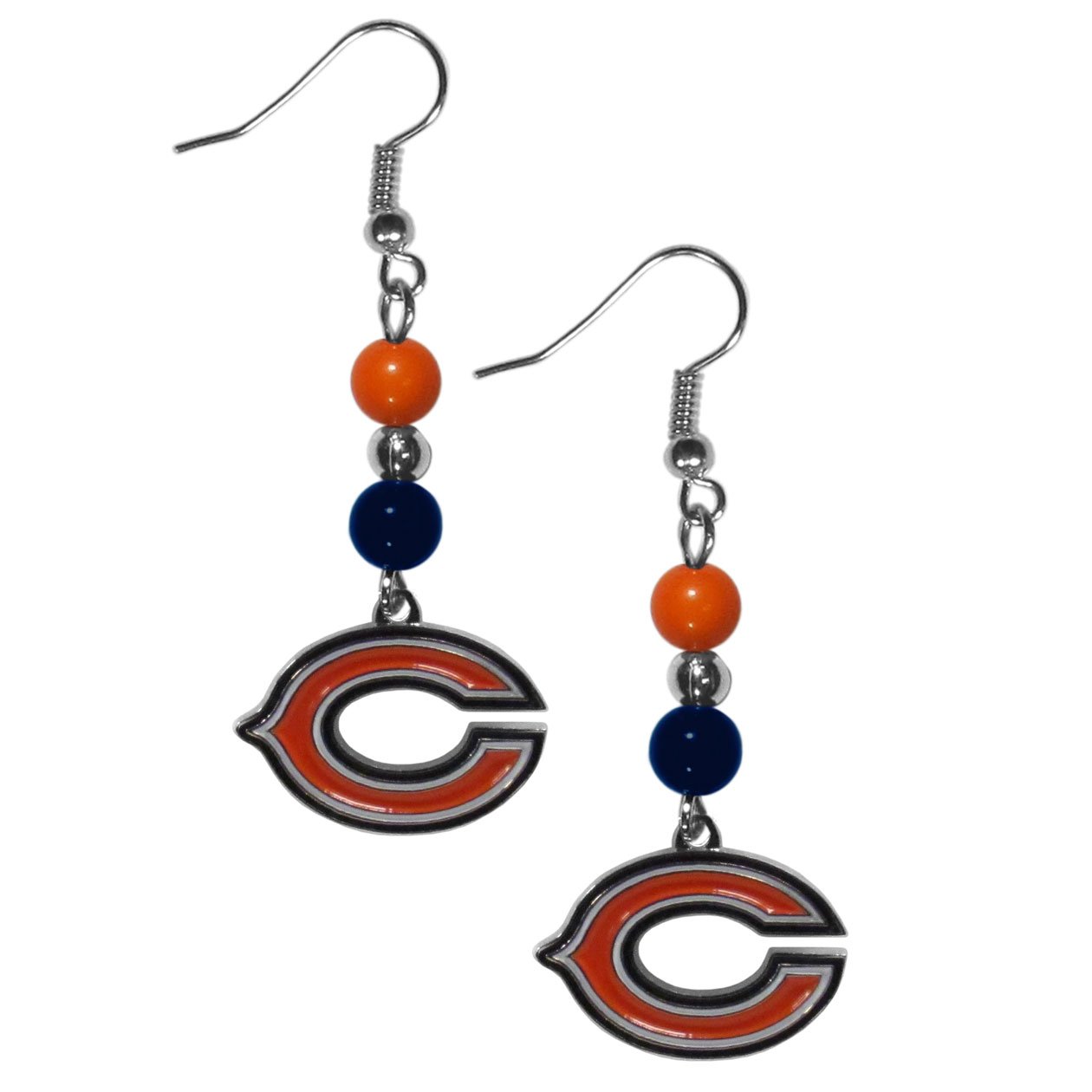 NFL Fan Bead Dangle Earrings