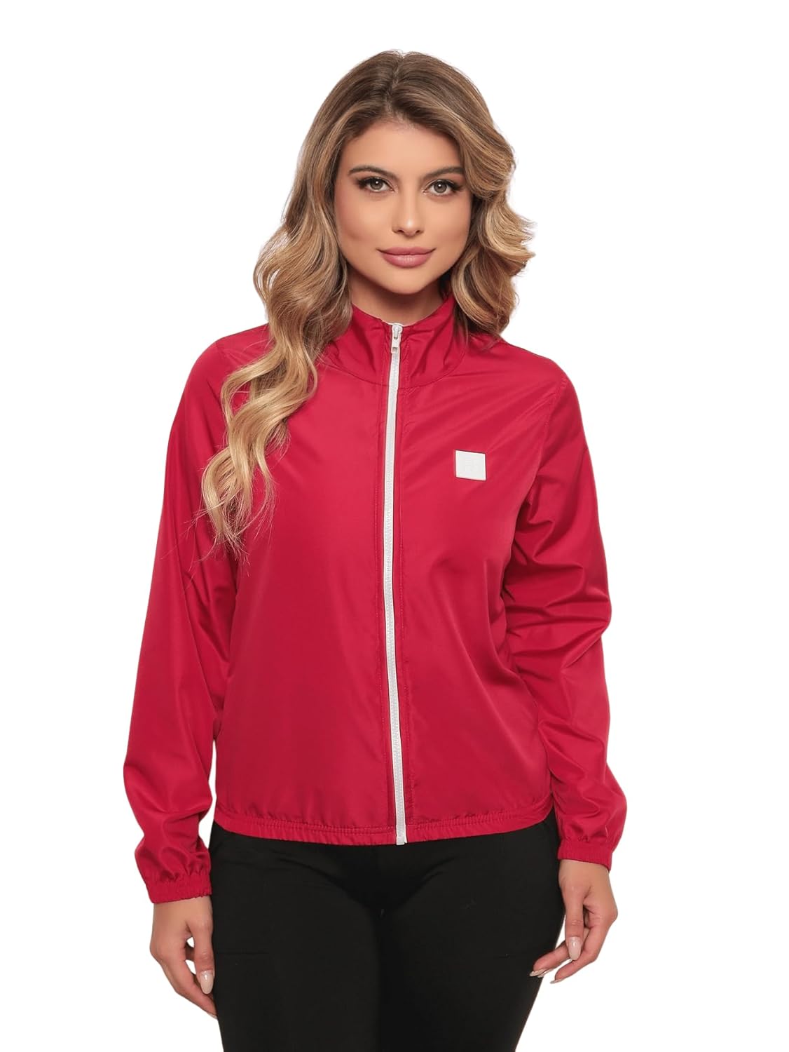 Jaqueta Feminina Corta Vento Microfibra Resistente à Água e Proteção UV