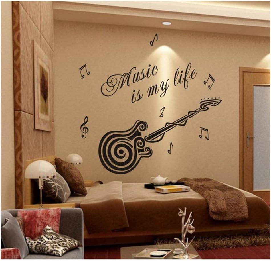 3d ウォールステッカー Music Is My Life ギター楽譜 英語のアルファベット English Alphabet 壁紙 シール 飾り 部屋飾り インテリア 居間 リビング 部屋 窓 浴室 トイレ 冷蔵庫 キッチン 防水 ステッカー ポスター 60 40cm 注目ブランド 3d ウォールステッカー Music Is My Life ギター楽譜 英語のアルファベット English Alphabet 壁紙 シール 飾り 部屋飾り インテリア 居間 リビング 部屋 窓 浴室 トイレ 冷蔵庫 キッチン 防水 ステッカー ポスター 60 40cm 注目ブランド