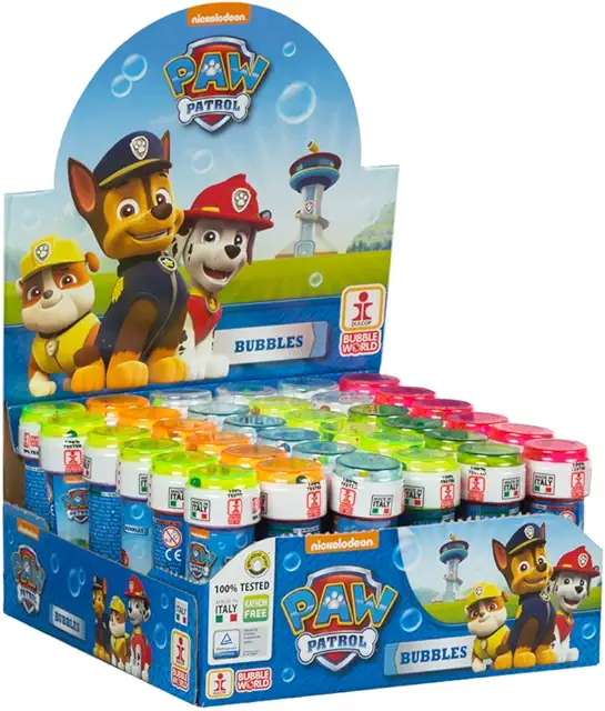Pompas de Jabón Paw Patrol - Laberinto, 36 uds, 60 ml, +3 años