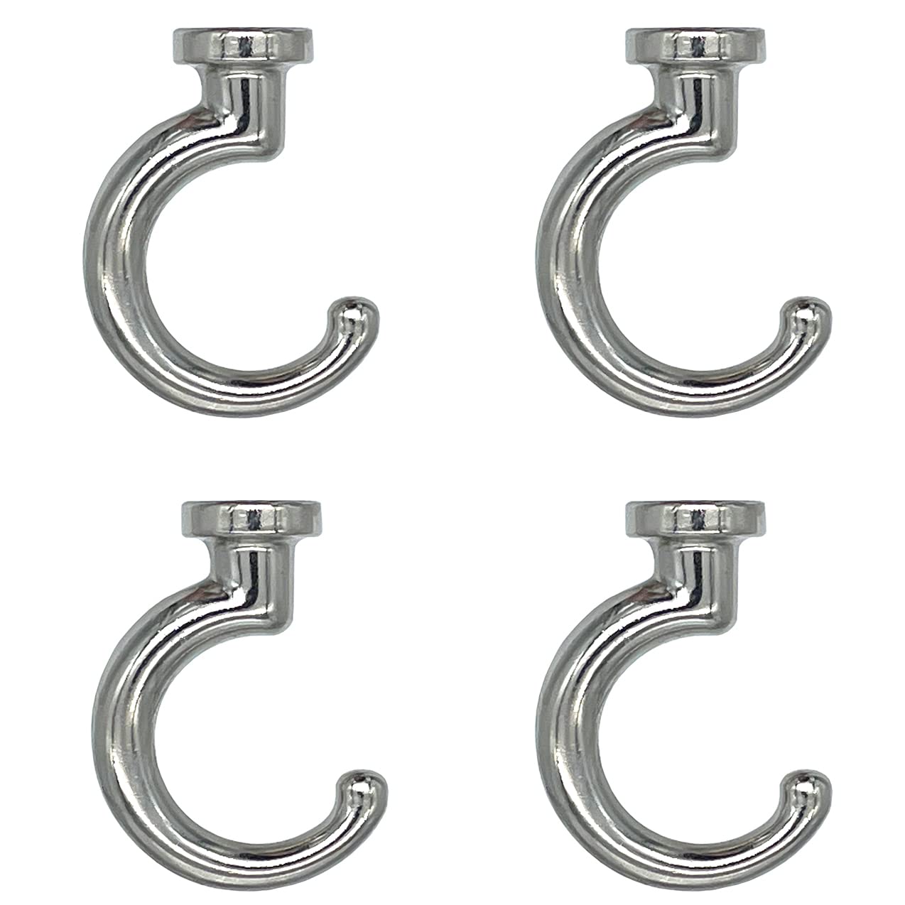 Obstkuchen Silver Large Swag Ceiling Hooks Heavy Duty Swag Hook With Hardware For Hanging Plants Ceiling Installation Cavity Wall Fixing (4, )