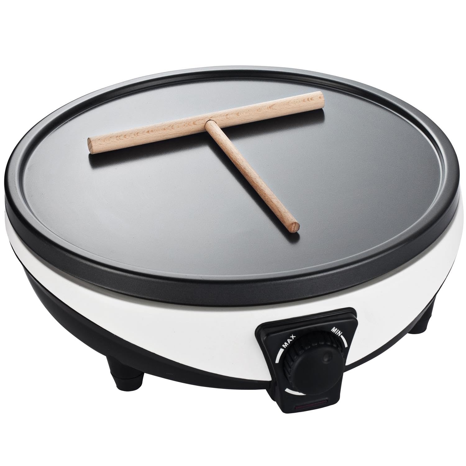 Syntrox Germany 3in1 Crepes Maker | Kontaktgrill | Pancake Maker Zephir, viele Anwendungsmöglichkeiten, Antihaftbeschichtet, 1000 Watt Leistung, Edelstahl