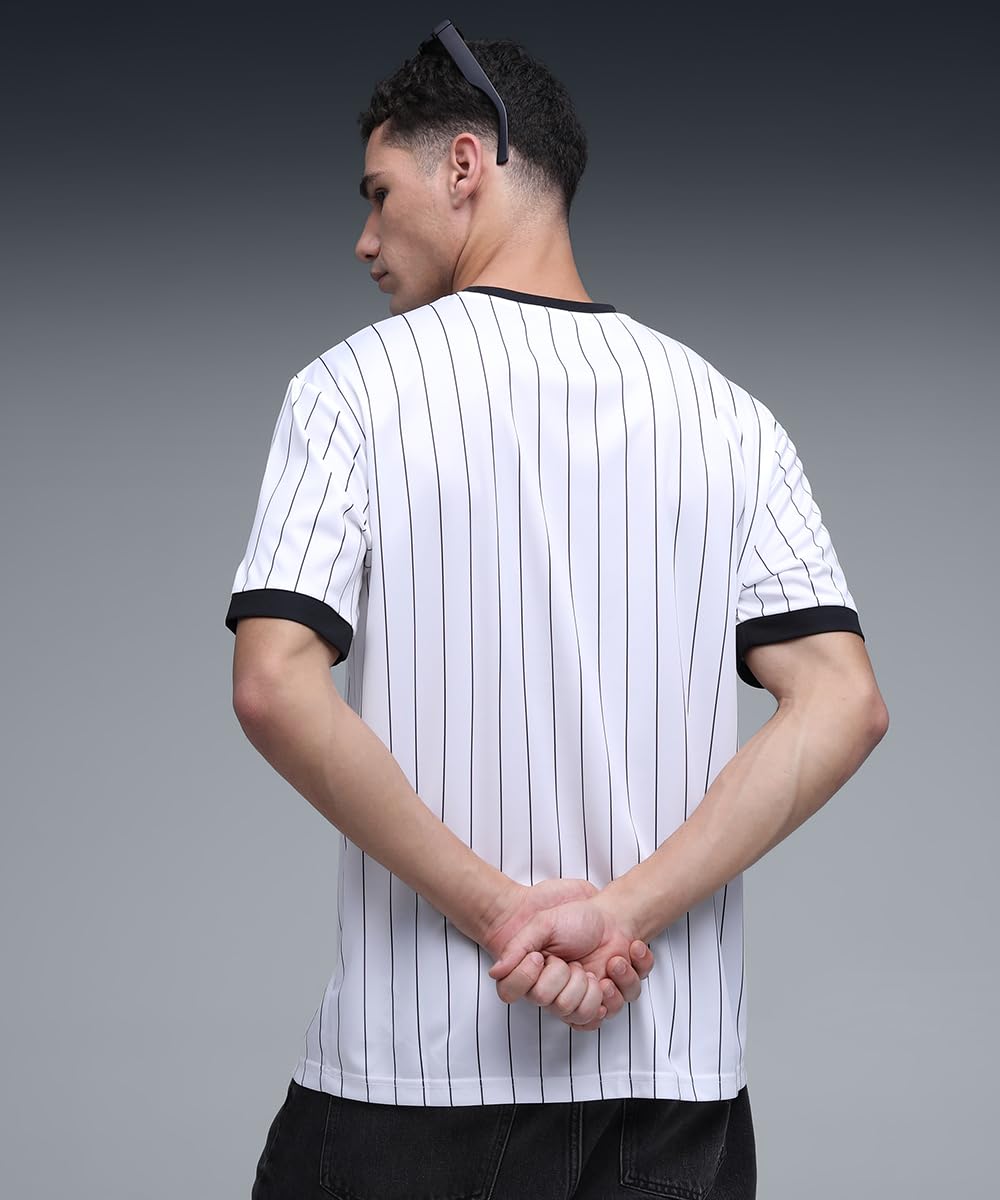 PUMA Ess Striped Jersey Maglie Uomo (Pacco da 1)