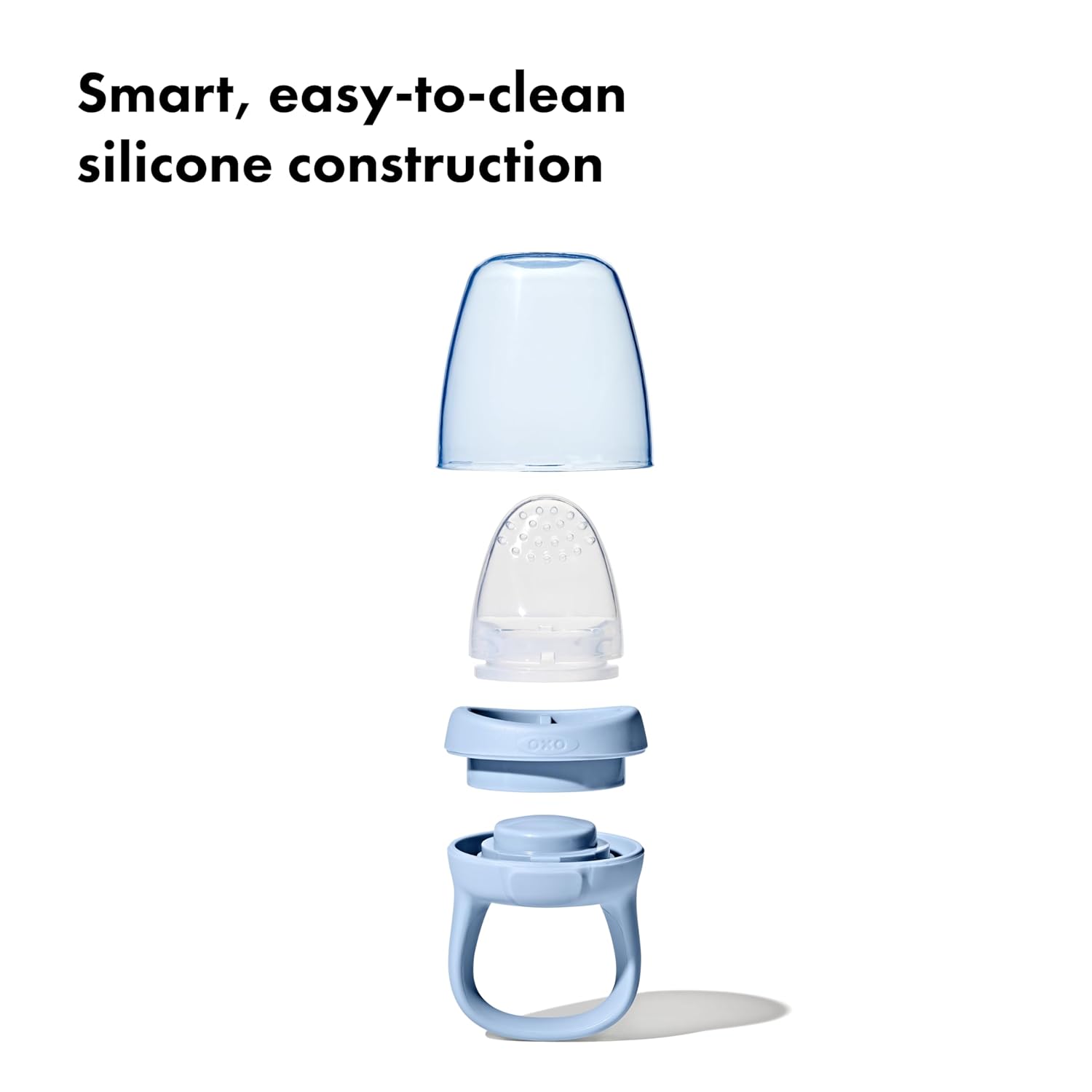 OXO Tot Silicone Self-Feeder 2 Pack - Opal and Dusk