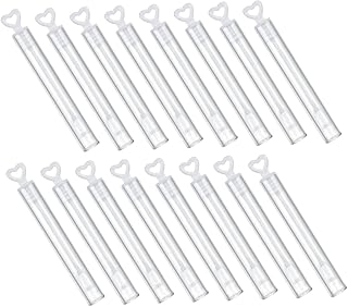 Yardenfun Bubble Water Fire Extinguisher Bottles Dinning Table Set Wedding Table Decor Bubble Suit Heart Bubble Wands Kids Bubble Toys Big Bubble Tube Bubble Wand Bottles Bubble Stick 50pcs