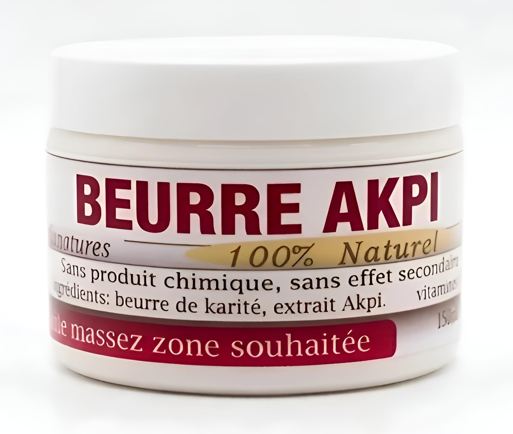 Beurre d’Akpi Rituel Beauté de Femme – Soin Naturel Cheveux & Corps – Effet Tenseur Naturel - Maintien & Tonicité du Buste