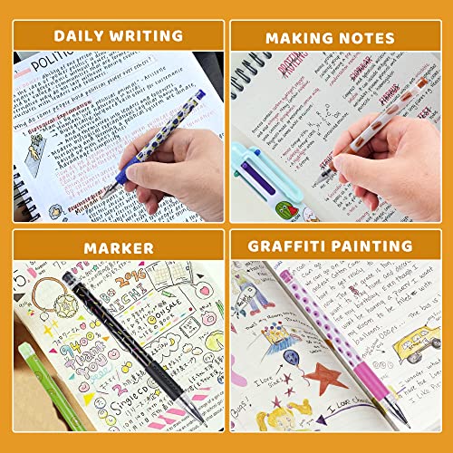 Saiweilai Online 48 Pieces Fruity Gel Pens Black Ink Pens Cute Writing Pens For Home Office School Supplies,12 Styles (Black Ink) #TOP4