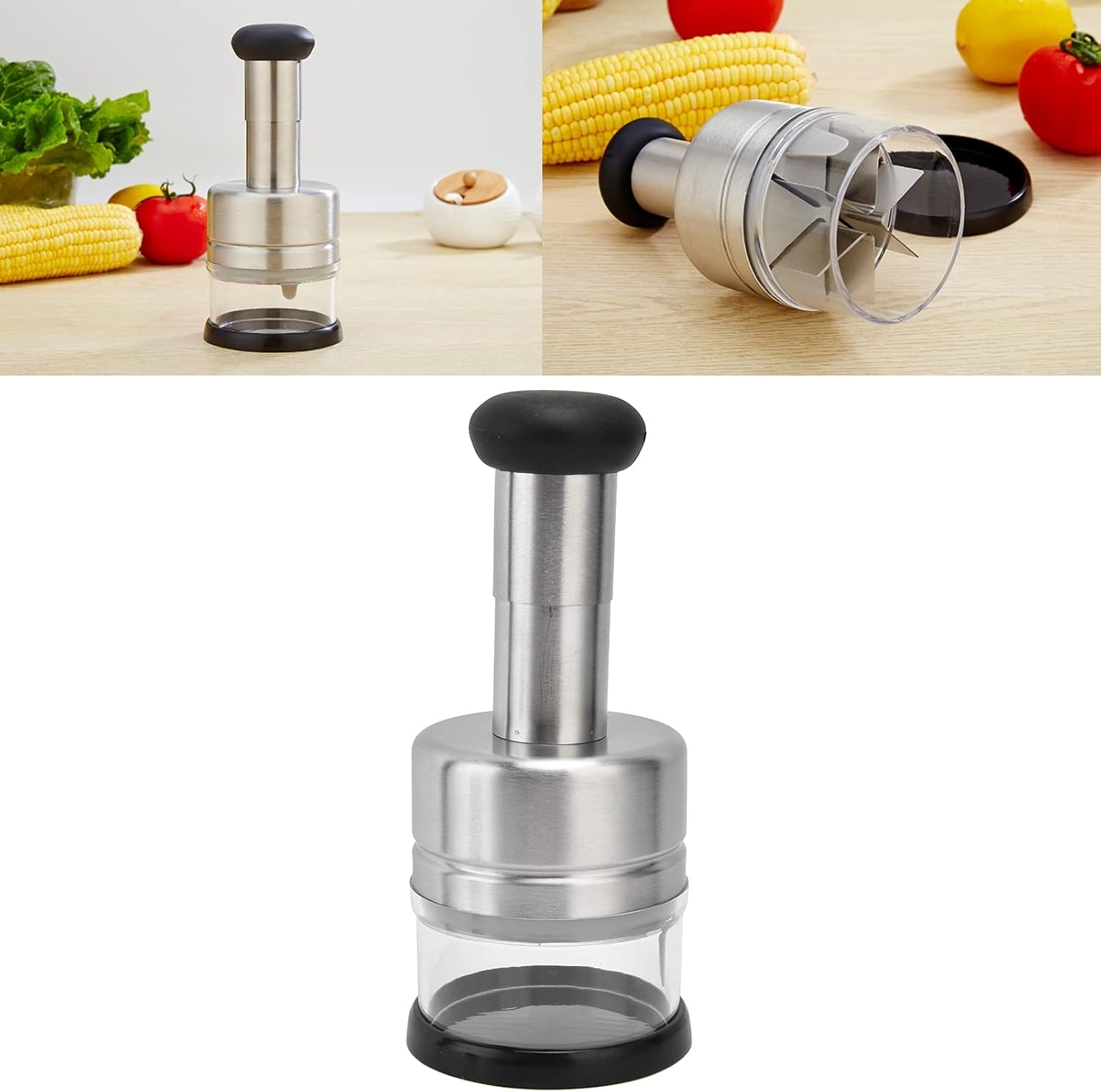 Onion Cpper, Effortless Garlic Cpper Manual Kitchen for Minced Garlic for Onion Cutting//2093