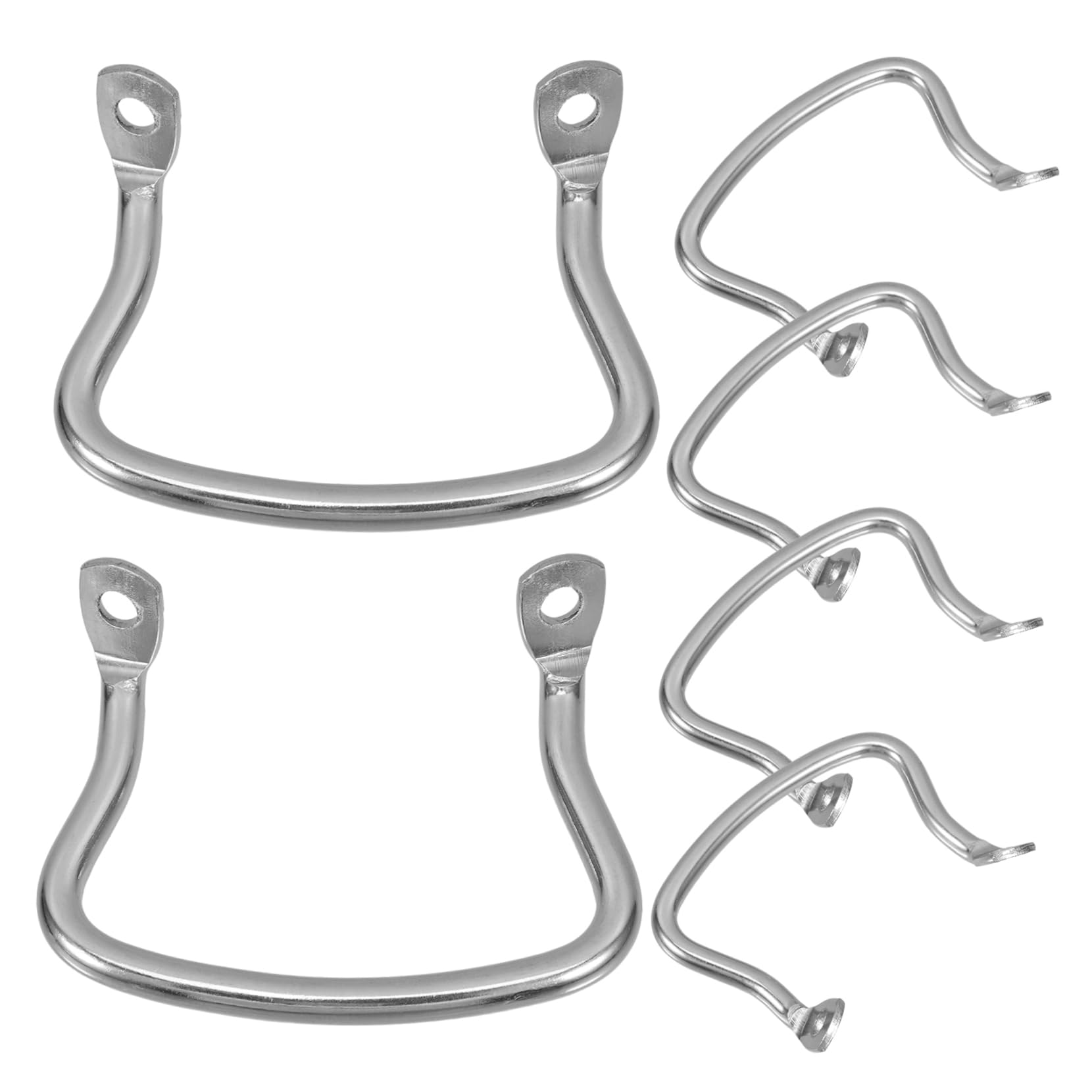 POPETPOP 6pcs Removable Stainless Steel Pot Handles Side Ears for Single-Handle Cookware Easy to Install and Compatible Various Pots Versatile Kitchen Accessories