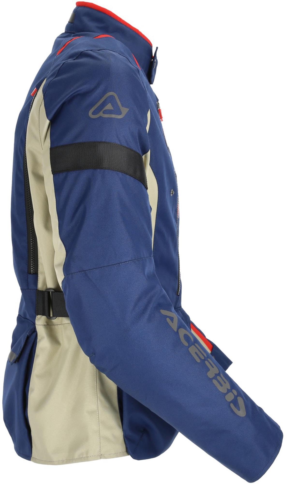 Acerbis X-Travel 2.0 Kurtka tekstylna motocyklowa, niebieski/czerwony, L