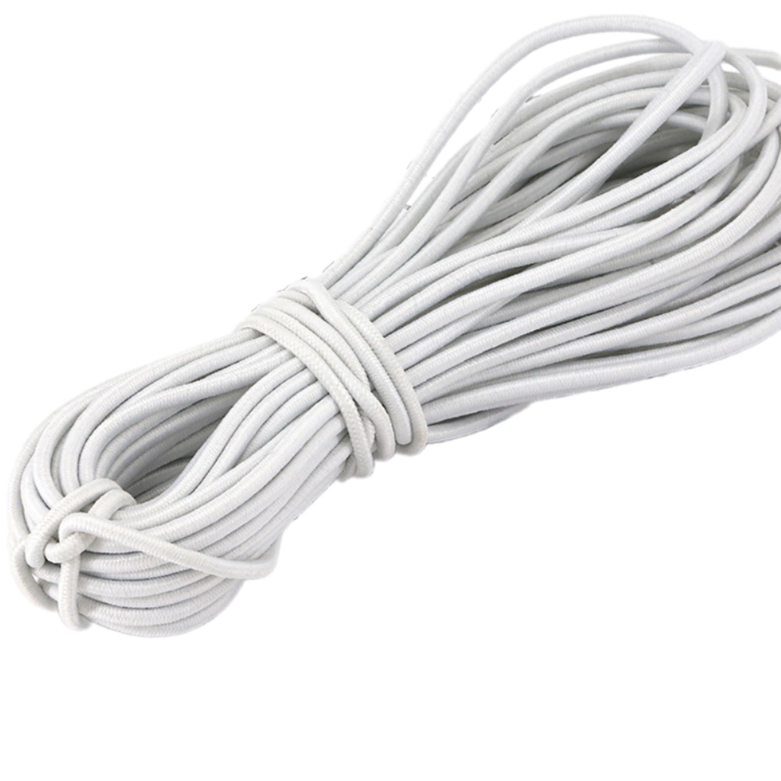 Tsophreniq Elastics Rubber Cord for Sewing and Handcraft Strong Resilients Stretch Rope for Garment Accessories and Craft Projects High Elasticity Rubber Rope
