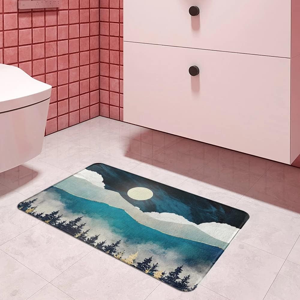 HBJWOV Doormat Kitchen Carpet Entrance Door mat Bathroom Carpet in The Bedroom Lounge Rug Home Decor Foot(500mm x 800mm)