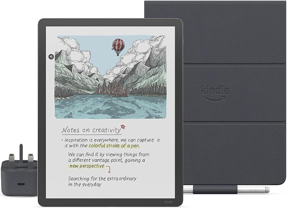 New Amazon Kindle Scribe Colorsoft 64 GB (Graphite) + Premium Pen + Premium Leather Cover (Graphite) + USB-C Charger Review UK