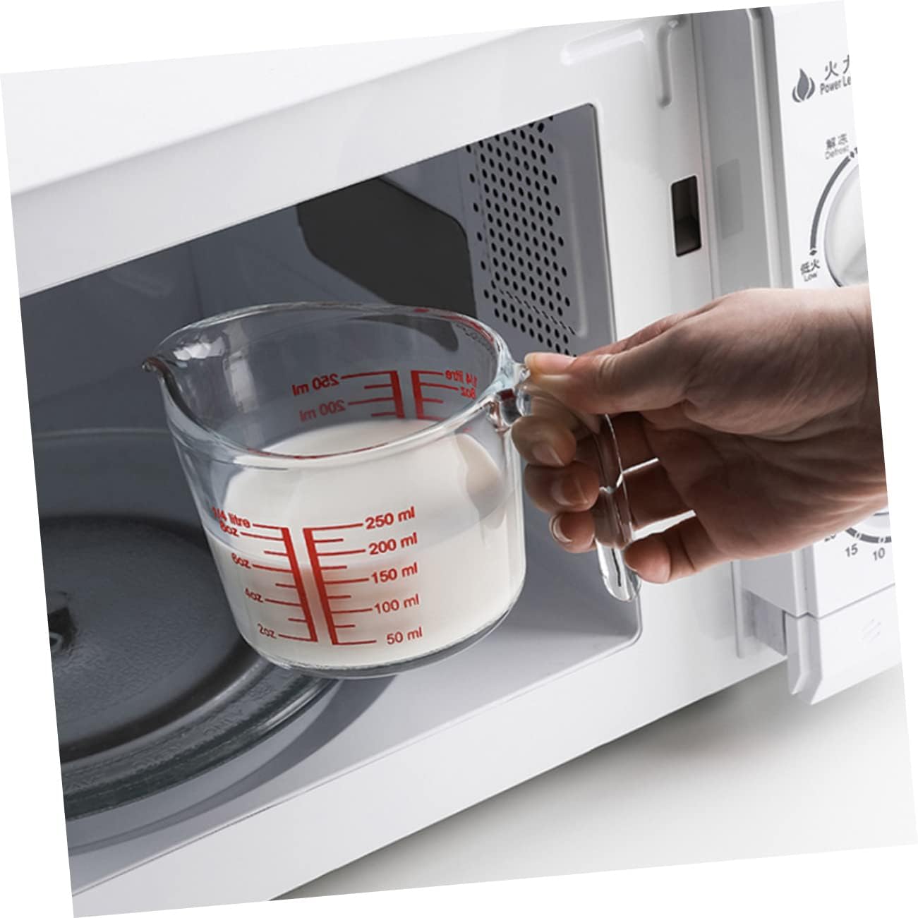 Glass Measuring Cup Scale One Cup Measuring Jug for Kitchen Restaurant Baking Tool