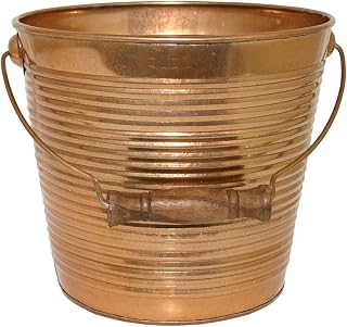 Headwind Vintage Ribbed Metal Planter