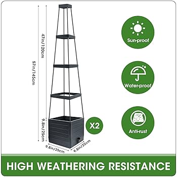 Amazon.com: MQFORU 2 Packs Raised Garden Bed Tomato Planter